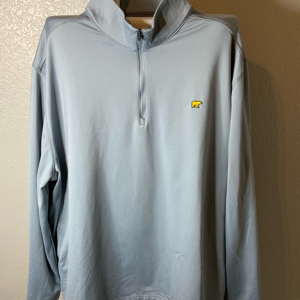 Jack Nicklaus Men’s Gray 1/4 Zip Performance Golf Pullover Long Sleeve Sz XXL